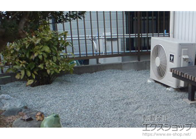 神奈川県横浜市ののフェンス・柵 レスティンフェンス6型 自由柱施工 施工例