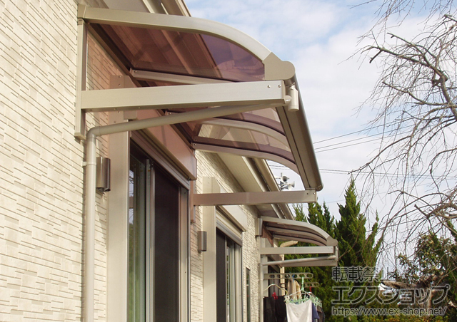 千葉県長生郡長生村ののバルコニー・ベランダ屋根 ヴェクターテラス R型 ルーフタイプ 単体 積雪〜20cm対応 施工例