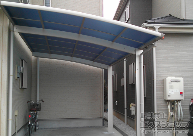 東京都練馬区ののカーポート プレシオスポート 積雪〜20cm対応 施工例