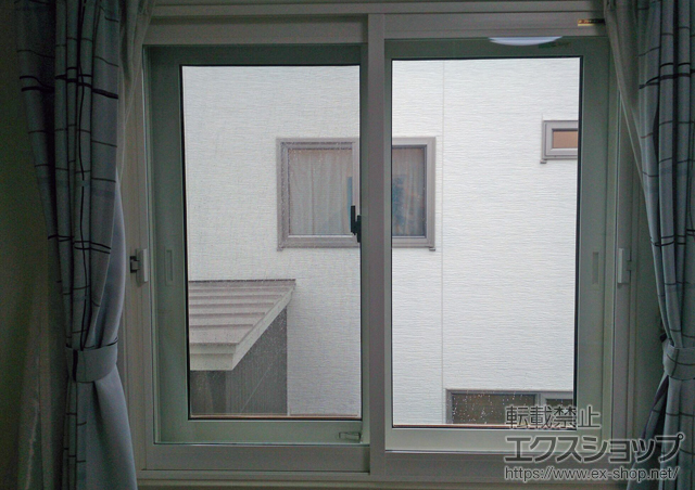 北海道旭川市のの二重窓（内窓） プラマードU 引違い窓 2枚建 *戸先錠仕様 施工例