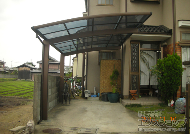 兵庫県神戸市ののカーポート プレシオスポート 積雪〜20cm対応 施工例