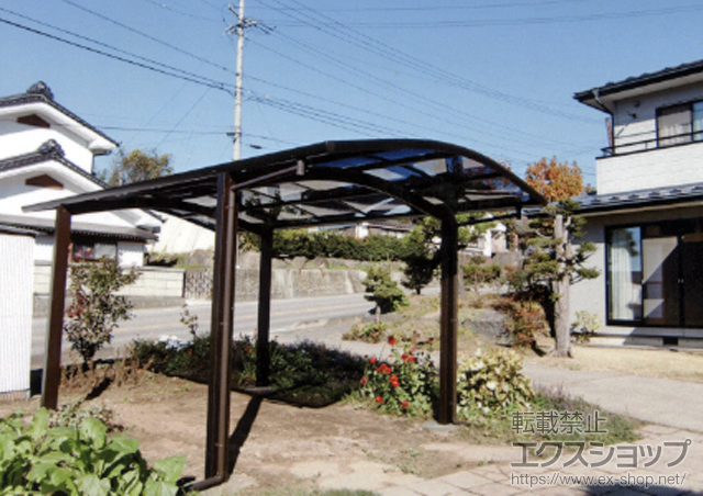 長野県小諸市ののカーポート レイナワンポートグラン　積雪〜20cm対応 施工例