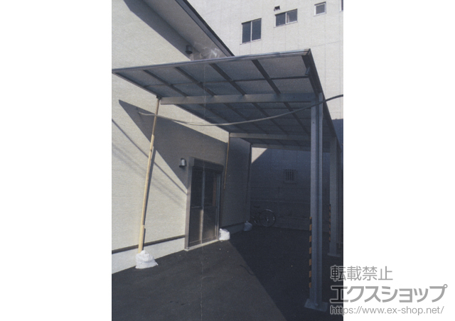 東京都足立区ののカーポート エフルージュグラン 延長　積雪〜20cm対応 施工例
