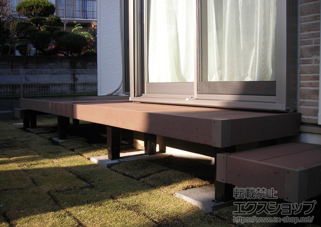 神奈川県横浜市ののウッドデッキ リウッドデッキ 200 施工例