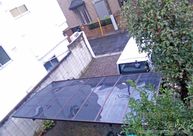 東京都荒川区ののカーポート プレシオスポート 積雪〜20cm対応 施工例