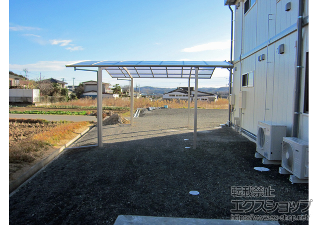 宮城県白石市ののカーポート レイナツインポートグラン　積雪〜20cm対応 施工例