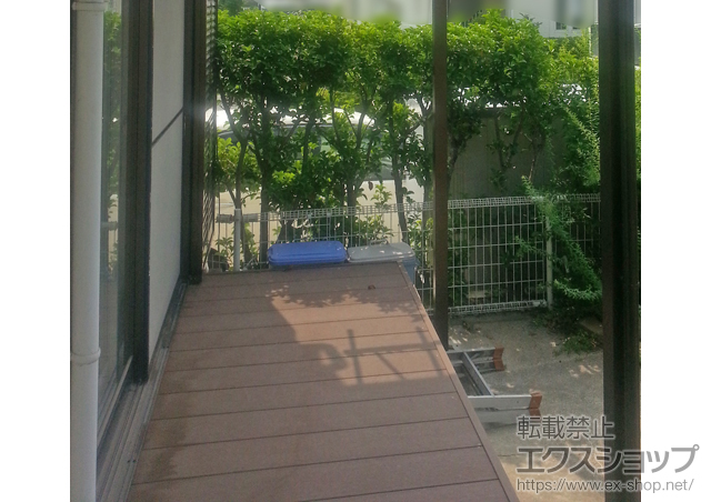 福岡県福岡市ののウッドデッキ リウッドデッキ 200 施工例