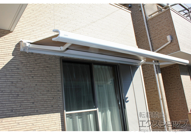 神奈川県厚木市ののオーニング・日よけ マルキルックス フリューゲル 手動式 施工例