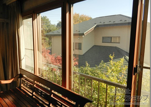 茨城県つくば市のの二重窓（内窓） インプラス ダストバリア仕様 引違い窓 4枚建 施工例