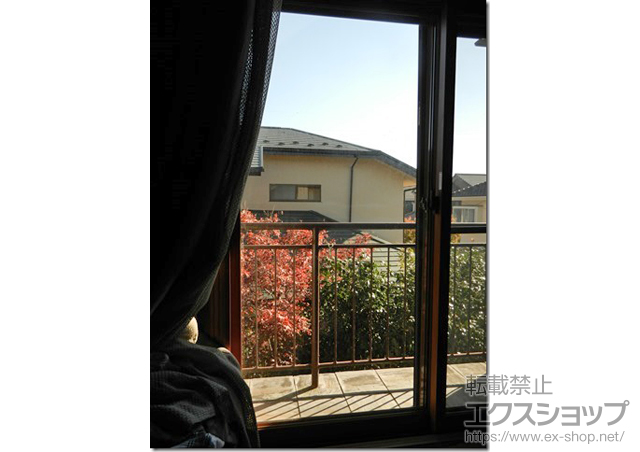 茨城県つくば市のの二重窓（内窓） インプラス ダストバリア仕様 引違い窓 2枚建 施工例