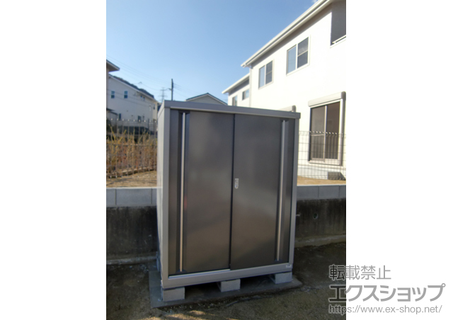 兵庫県川西市のの物置・屋外倉庫 シンプリー 一般型(MJN-137D PG) 施工例