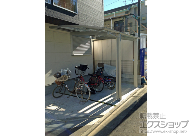 東京都江戸川区ののカーポート プレシオスポート 積雪〜20cm対応 施工例