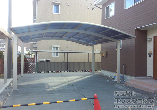 長野県松本市ののカーポート レイナツインポートグランZ　積雪〜20cm対応 施工例