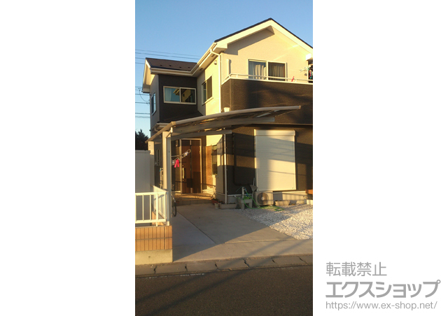 群馬県高崎市ののカーポート プレシオスポート 積雪〜20cm対応 施工例