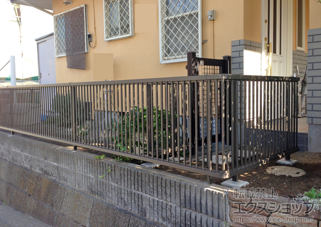 神奈川県横浜市ののフェンス・柵 プリレオR2型フェンス フリーポールタイプ 施工例