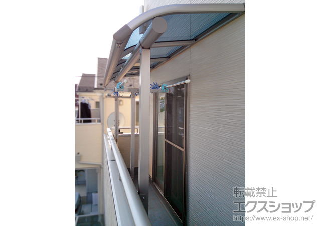 東京都町田市ののバルコニー・ベランダ屋根 ヴェクターテラス R型 屋根タイプ 単体 積雪〜20cm対応 施工例