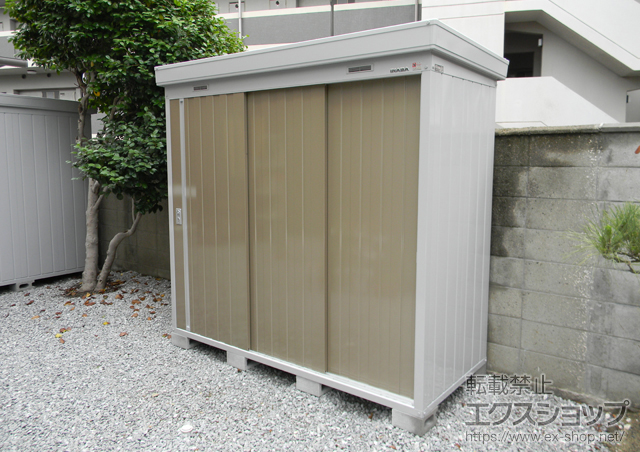 大阪府大阪市のの物置・屋外倉庫 ネクスタ 一般型(NXN-21S) 施工例