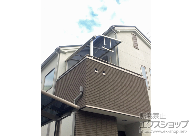 大阪府東大阪市ののテラス屋根 プレシオステラス R型 屋根タイプ 単体 積雪〜20cm対応 施工例