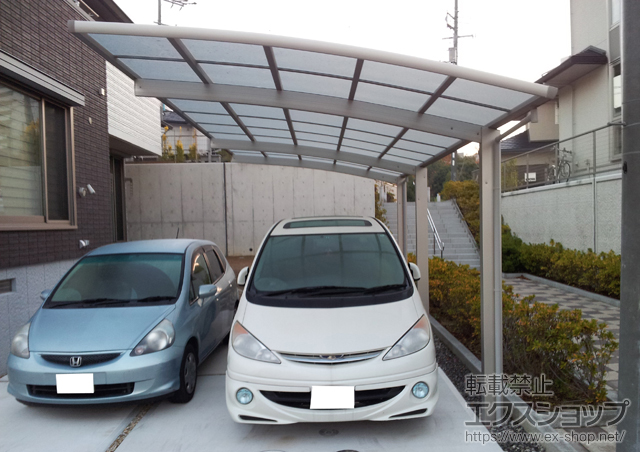 大阪府和泉市ののカーポート レイナポートグラン 延長　積雪〜20cm対応 施工例