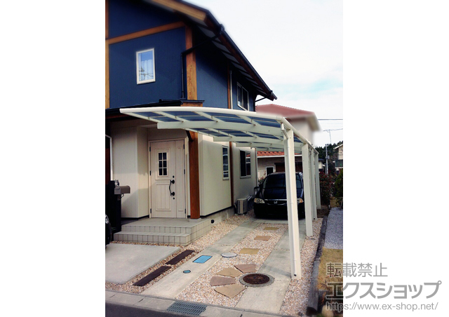 宮城県宮城郡利府町ののカーポート レイナポートグラン 縦連棟　積雪〜20cm対応 施工例