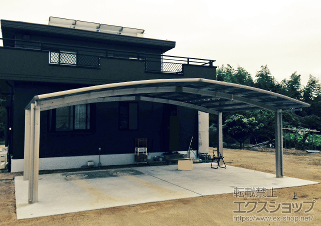 山口県山口市ののカーポート レイナトリプルポートグラン　積雪〜20cm対応 施工例