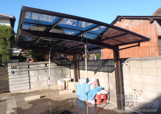 千葉県野田市ののカーポート プレシオスポート 積雪〜20cm対応 施工例