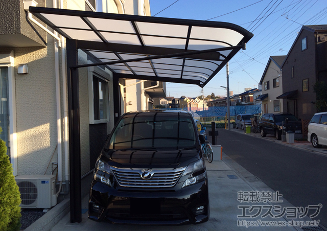 東京都調布市のLIXIL リクシル（トステム）のカーポート レガーナポートシグマIII 積雪〜20cm対応 施工例
