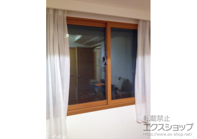 東京都東区のの二重窓（内窓） インプラス(ダストバリア) 引違い窓2枚建 施工例