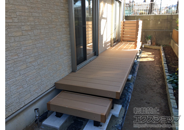 茨城県取手市ののウッドデッキ リウッドデッキ 200 施工例