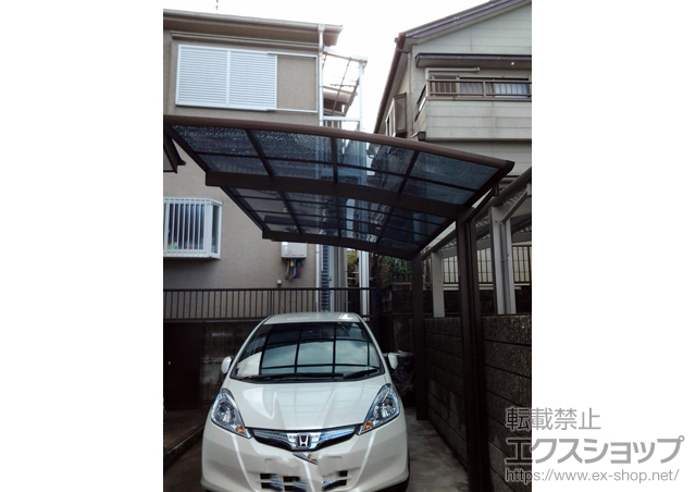 京都府八幡市ののカーポート プレシオスポート 積雪〜20cm対応 施工例