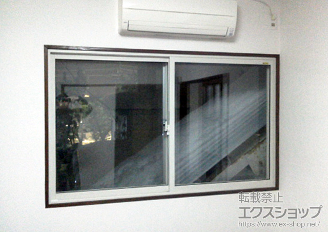 秋田県湯沢市のの二重窓（内窓） インプラス(ダストバリア) 引違い窓2枚建 施工例