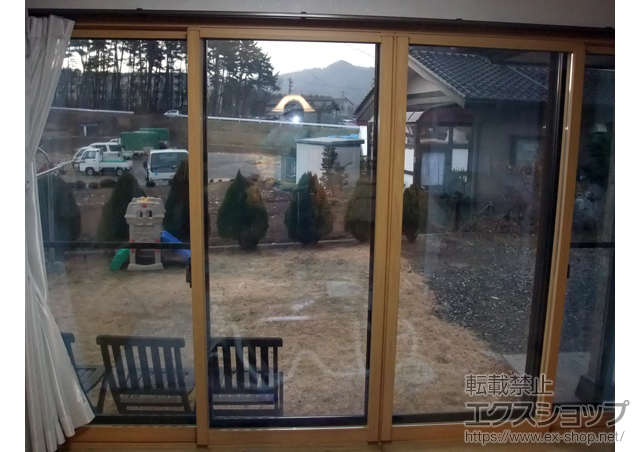 長野県北佐久郡御代田町のの二重窓（内窓） インプラス(ダストバリア) 引違い窓4枚建 施工例