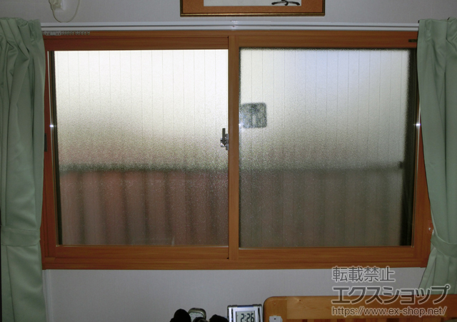 大阪府大阪市のの二重窓（内窓） インプラス(ダストバリア) 引違い窓2枚建 施工例