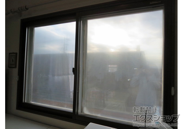 埼玉県東松山市のの二重窓（内窓） プラマードU 引違い窓2枚建 防犯仕様 施工例