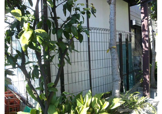 神奈川県横須賀市ののフェンス・柵 イーネットフェンス1F型 高尺タイプ 施工例