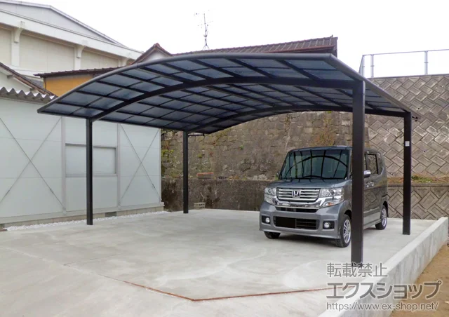 ���쌧���̌S���쒬��LIXIL ���N�V���i�g�X�e���j�̃J�[�|�[�g �J�[�u�|�[�g�V�O�}III ���C�h �ϐ�`20cm�Ή� �{�H��