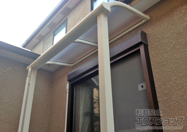 千葉県浦安市ののテラス屋根 ヴェクターテラス R型 テラスタイプ 単体 積雪〜20cm対応 施工例