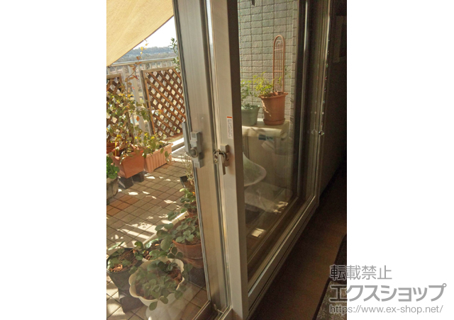 東京都立川市のの二重窓（内窓） インプラス（ダストバリア） 引違い窓2枚建 施工例