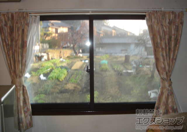 岡山県倉敷市のの二重窓（内窓） インプラス（ダストバリア） 引違い窓2枚建 施工例