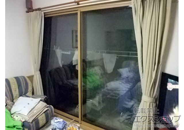 鹿児島県姶良市のの二重窓（内窓） インプラス ダストバリア 引違い窓 2枚建 施工例