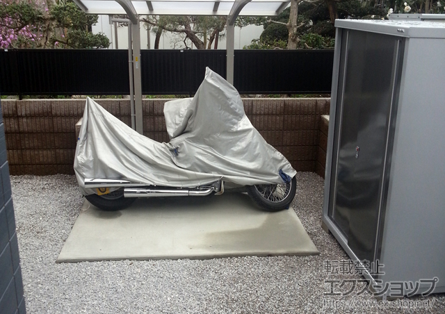 埼玉県上尾市のの物置・屋外倉庫 シンプリー 一般型(MJN-137EP) 施工例