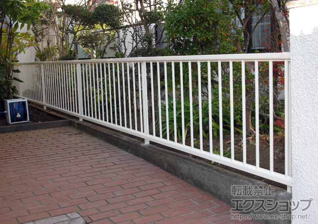 神奈川県秦野市ののフェンス・柵 レスティナフェンス21型 自由柱施工 施工例