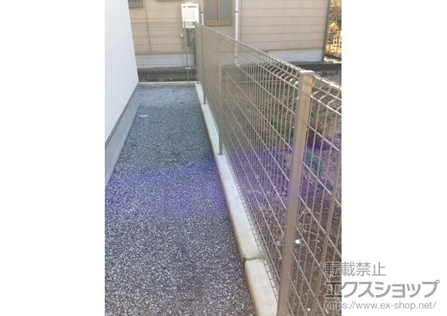 静岡県駿東郡清水町ののフェンス・柵 ハイグリッドフェンスN8型 フリーポールタイプ 施工例