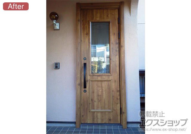 茨城県つくば市のの玄関ドア ラフォースR2 56型 片開き 断熱仕様 施工例