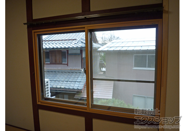 滋賀県彦根市のの二重窓（内窓） インプラス(ダストバリア) 引違い窓2枚建 施工例