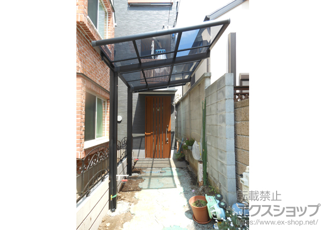 東京都目黒区のLIXIL リクシル（トステム）のサイクルポート・駐輪場 レークポートシグマIII ミニ 積雪〜20cm対応 施工例