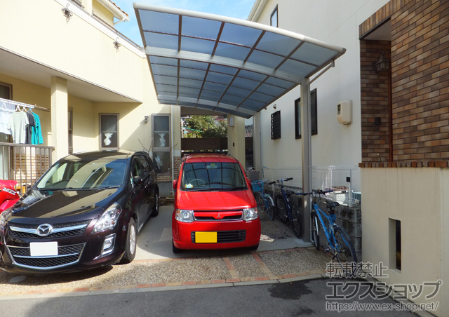 広島県広島市ののカーポート レイナポートグラン 積雪〜20cm対応 施工例