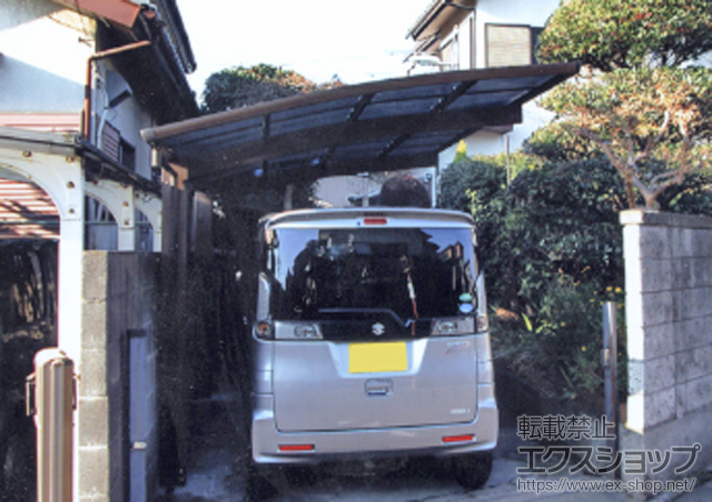 埼玉県蓮田市ののカーポート プレシオスポート 積雪〜20cm対応 施工例