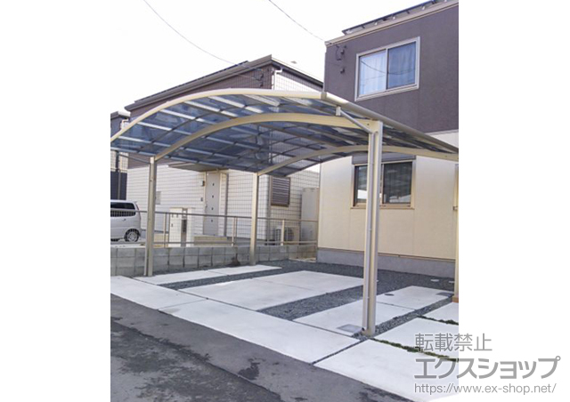 熊本県熊本市ののカーポート レイナツインポートグラン　積雪〜20cm対応 施工例