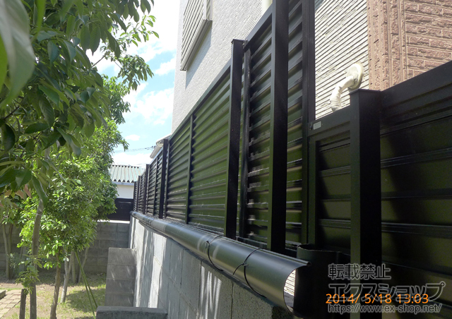 東京都足立区ののフェンス・柵 プリレオR5型フェンス フリーポールタイプ 施工例